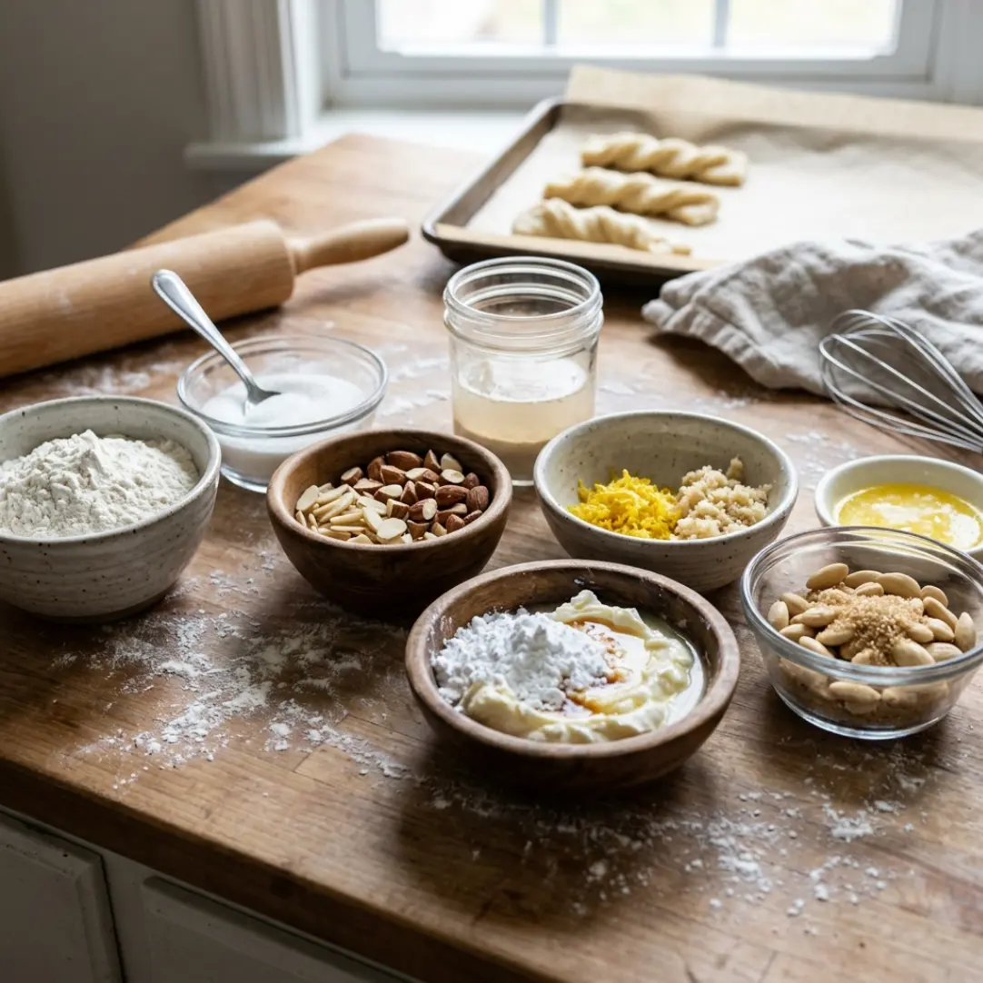 Lemon Almond Breakfast Twists 7 Lemon Almond Breakfast Twists