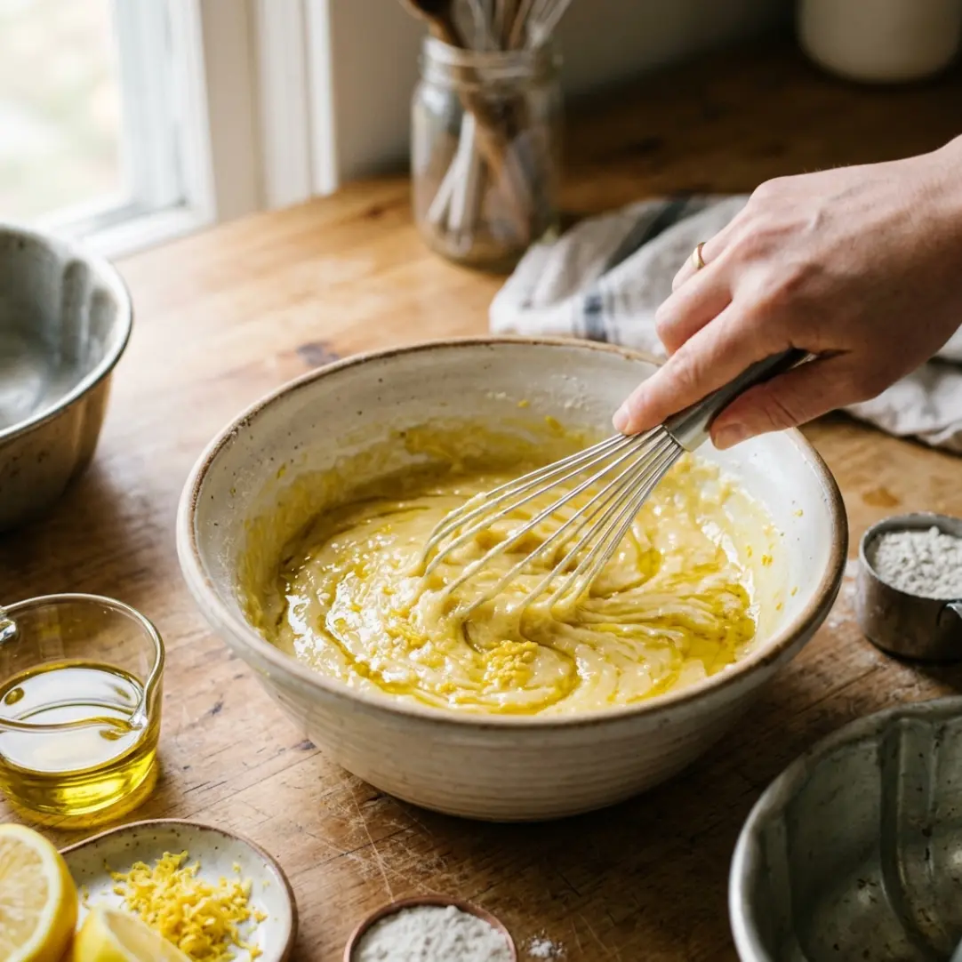 Lemon Olive Oil Bundt Cake
