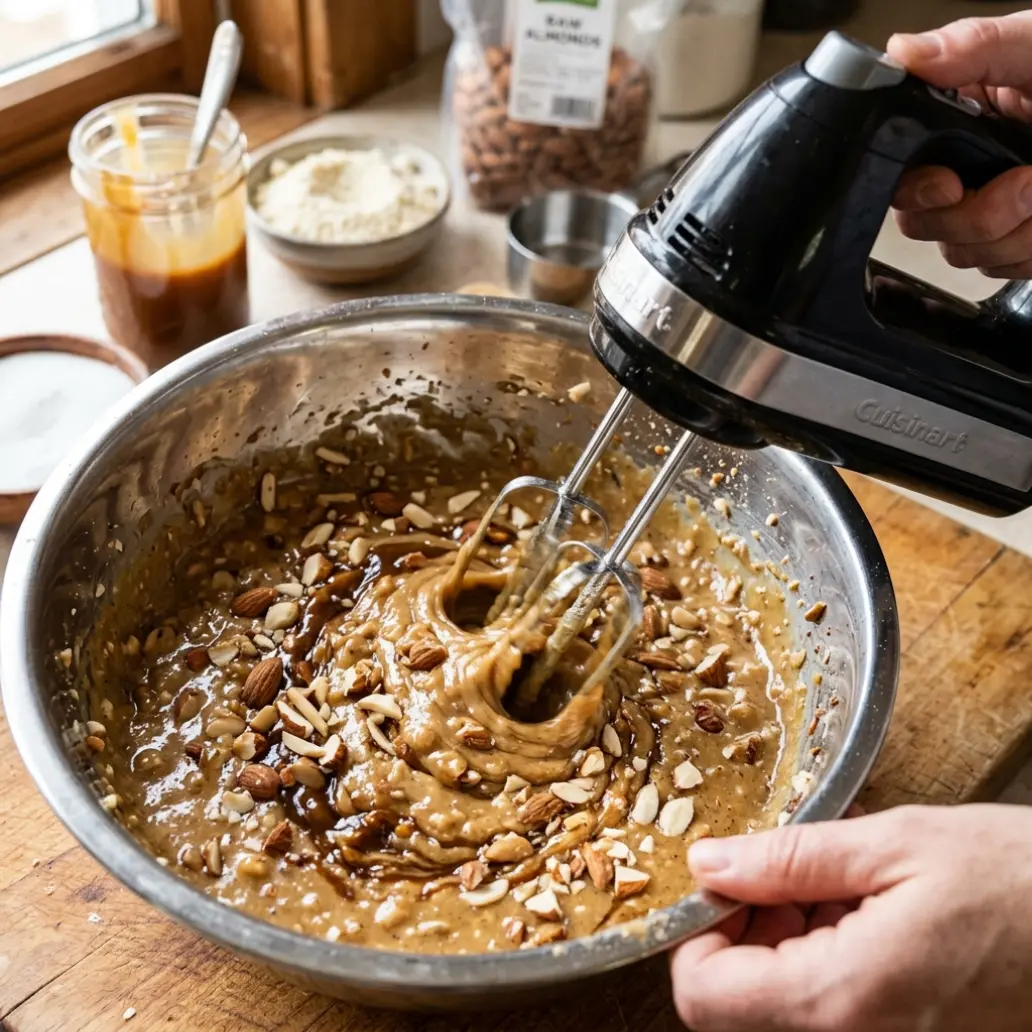 Caramel Almond Cake