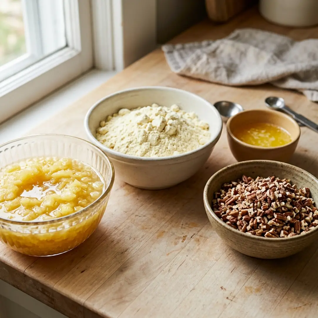 4-Ingredient Pineapple Dump Cake