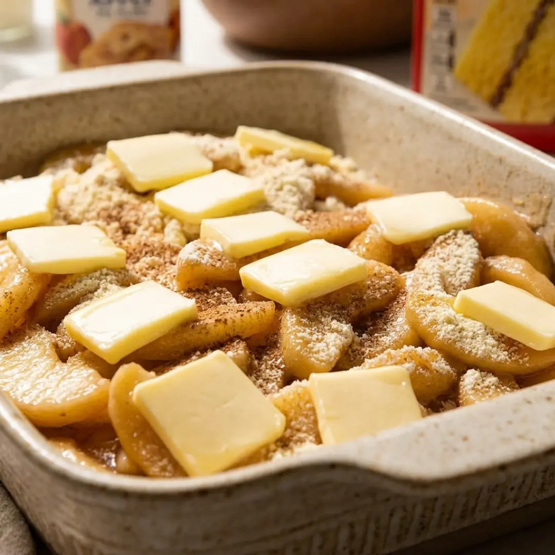 4-Ingredient Apple Cinnamon Dump Cake