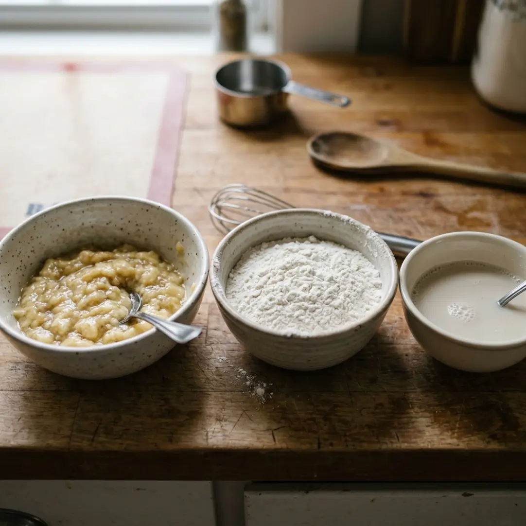 Banana Scones (3 Ingredients, No Eggs, No Dairy)