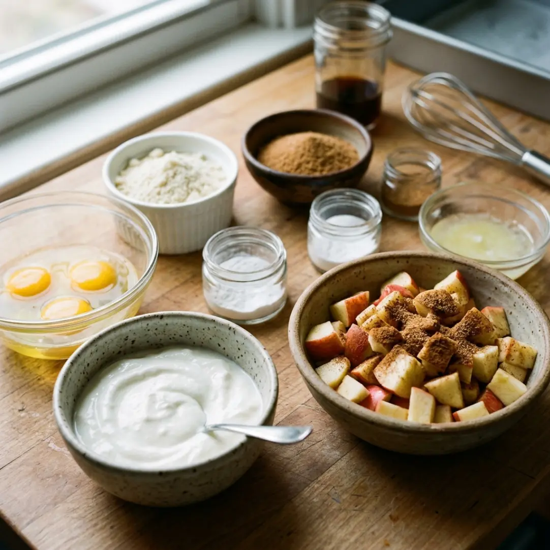 No Flour Apple Cinnamon Yogurt Cake 7 No Flour Apple Cinnamon Yogurt Cake