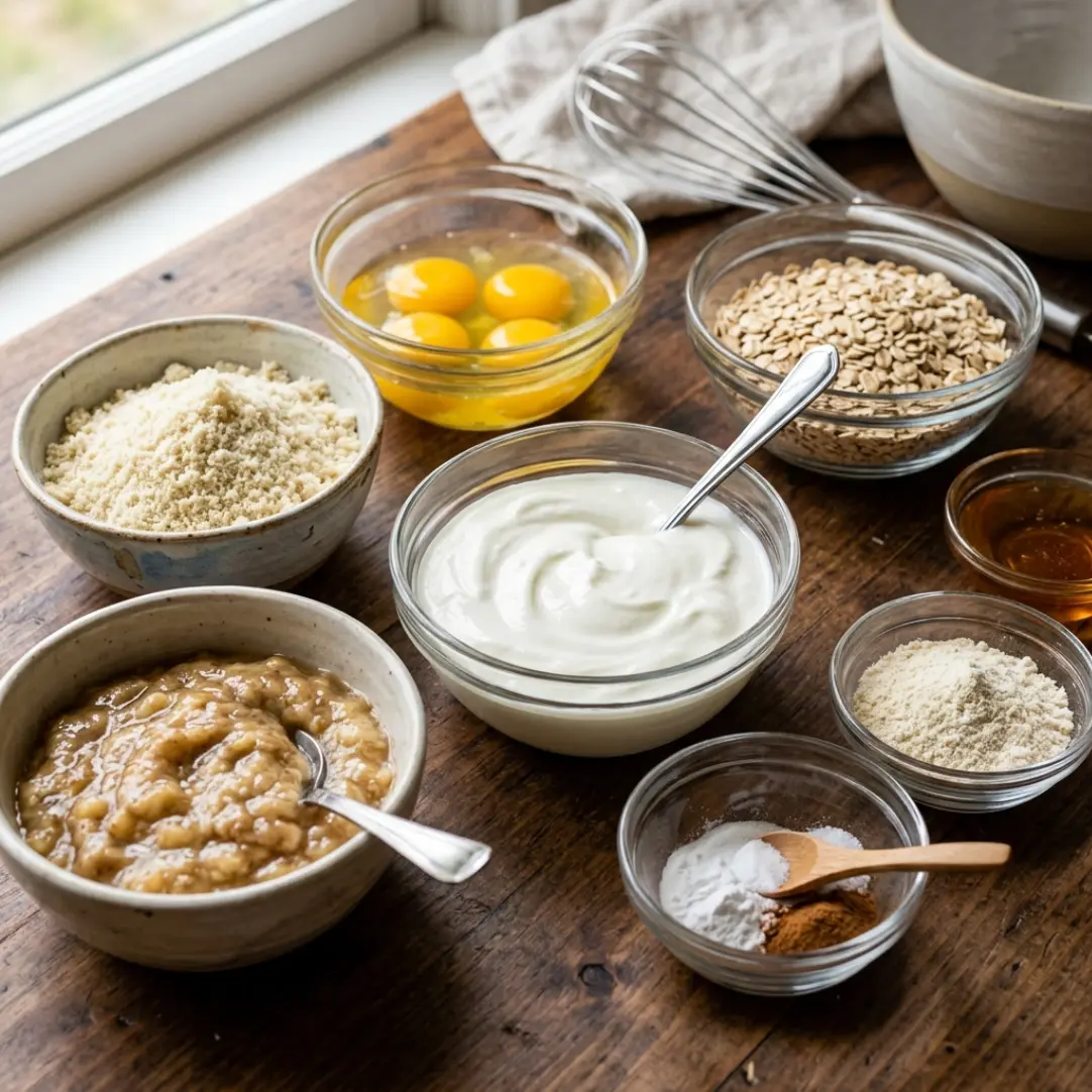 Flourless Banana Greek Yogurt Cake