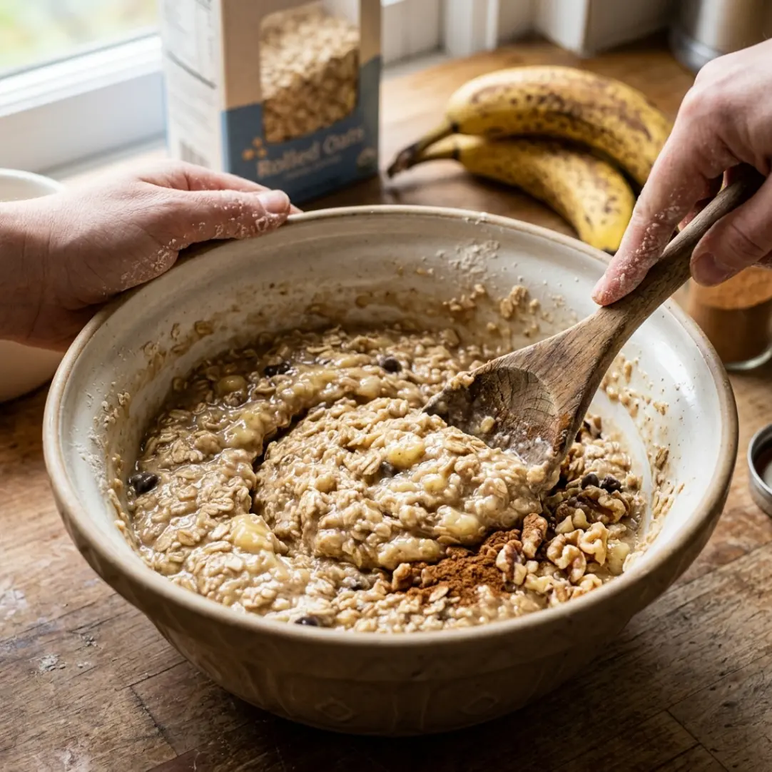 Oat & Banana Bread (No Flour, No Sugar)