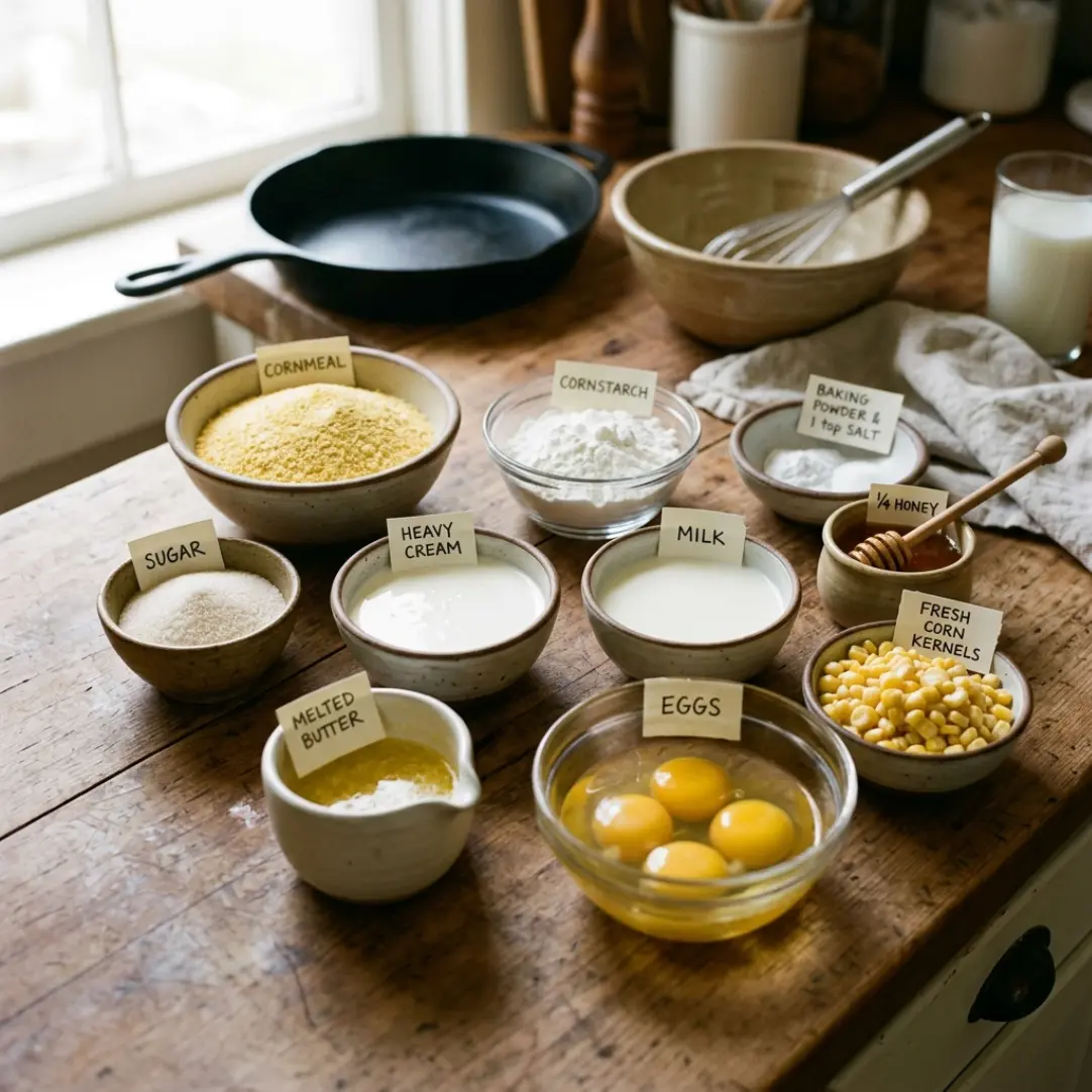 Creamy Corn Bread (No Flour)
