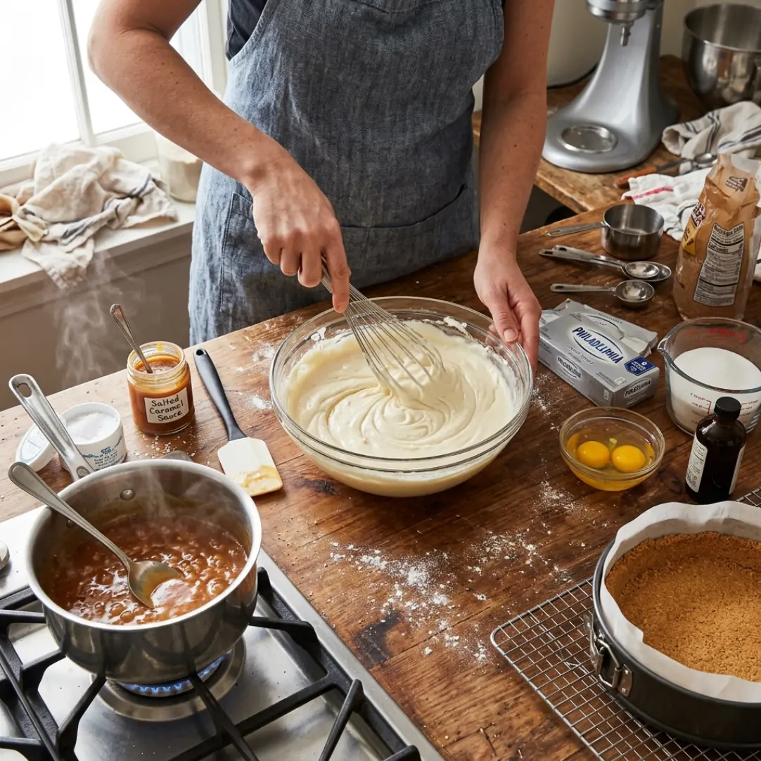 Better-Than-Bakery Caramel Cheesecake (Gluten-Free) – Rich, Creamy & Absolutely Irresistible