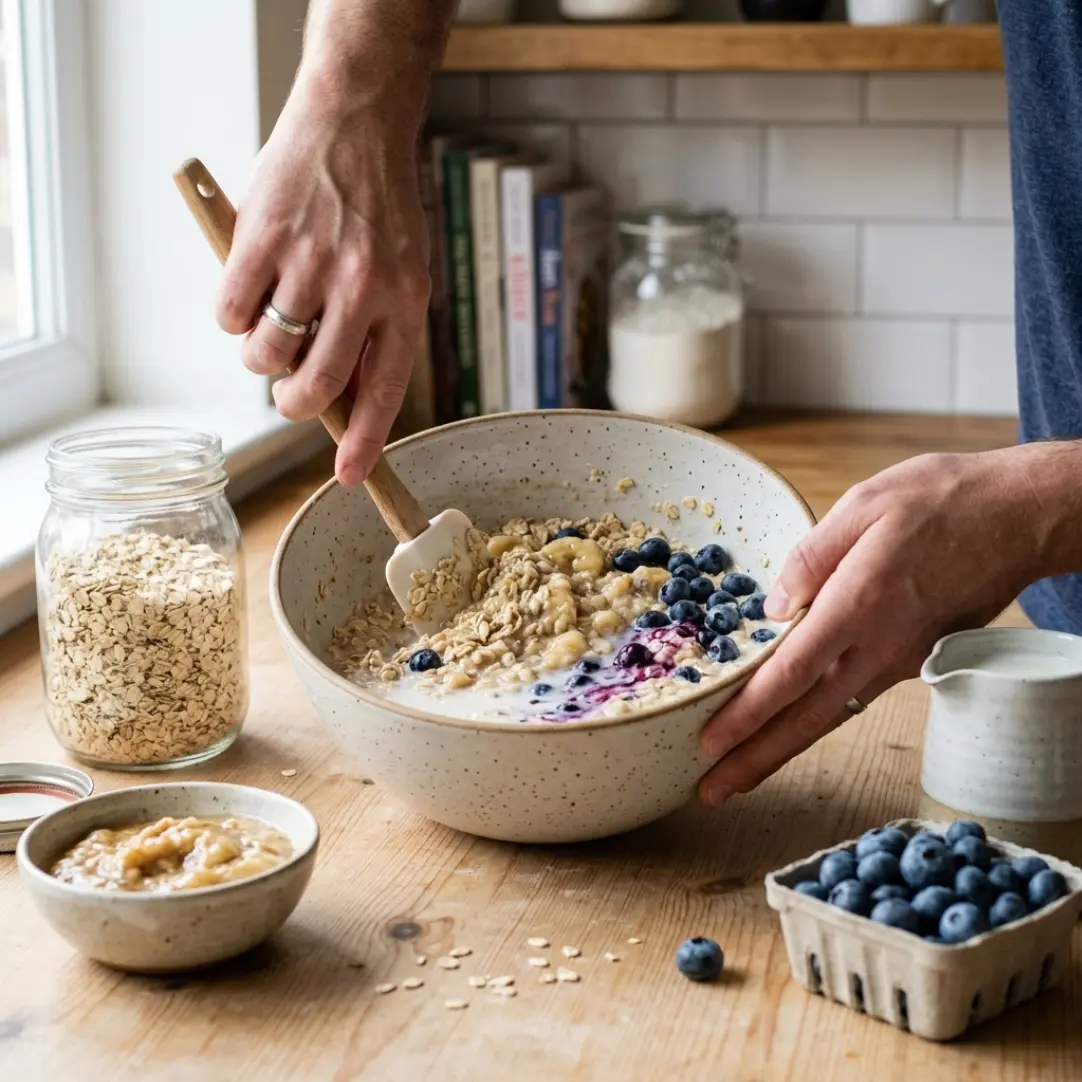 4-Ingredient Blueberry Oat Cake – The Easiest Healthy Breakfast Cake You'll Ever Bake 8 4-Ingredient Blueberry Oat Cake – The Easiest Healthy Breakfast Cake You'll Ever Bake