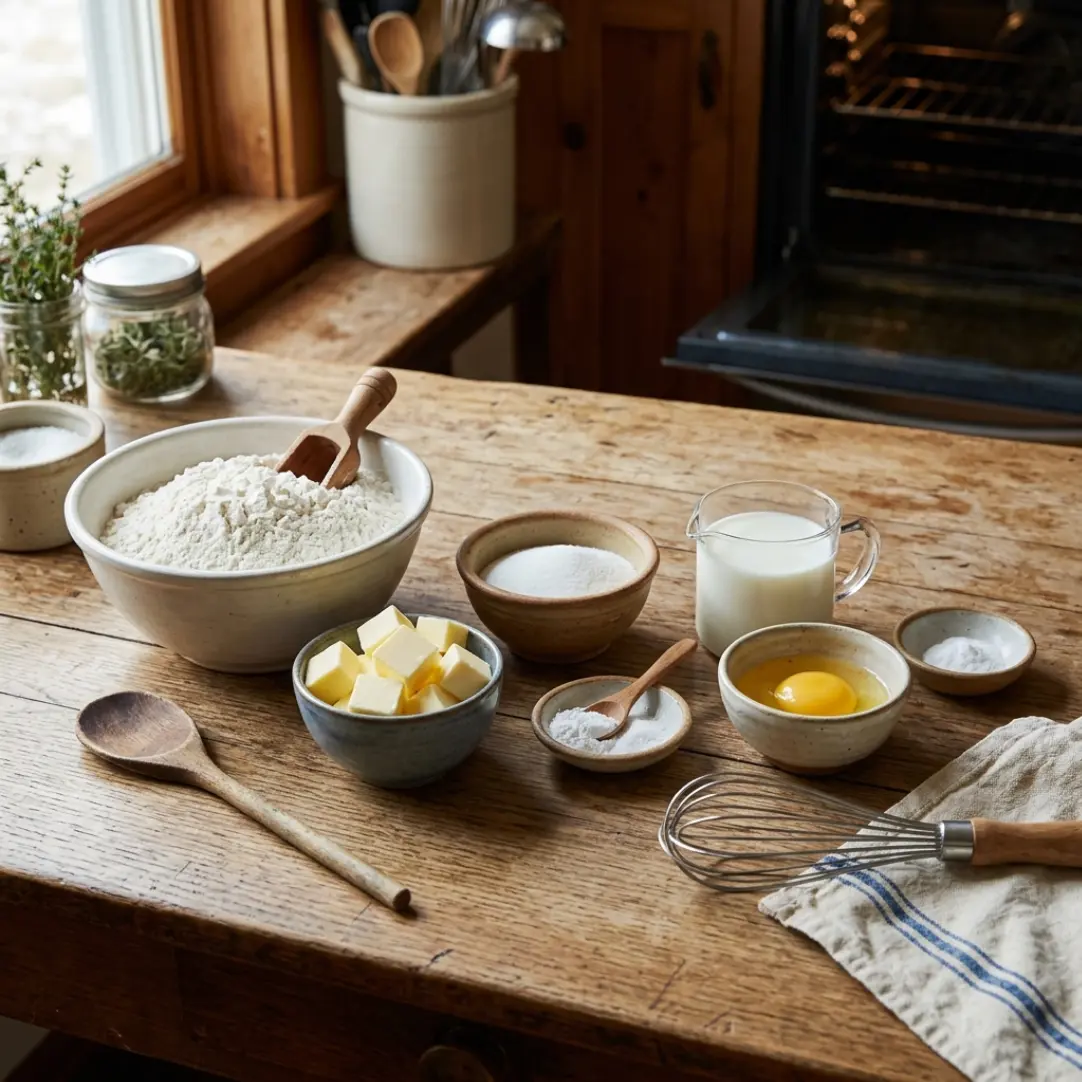 Old-Fashioned Butter Biscuits – Soft, Buttery & Melt-in-Your-Mouth Delicious