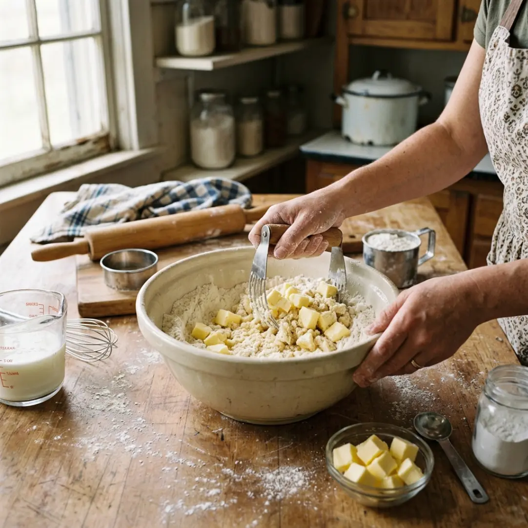Old-Fashioned Butter Biscuits – Soft, Buttery & Melt-in-Your-Mouth Delicious