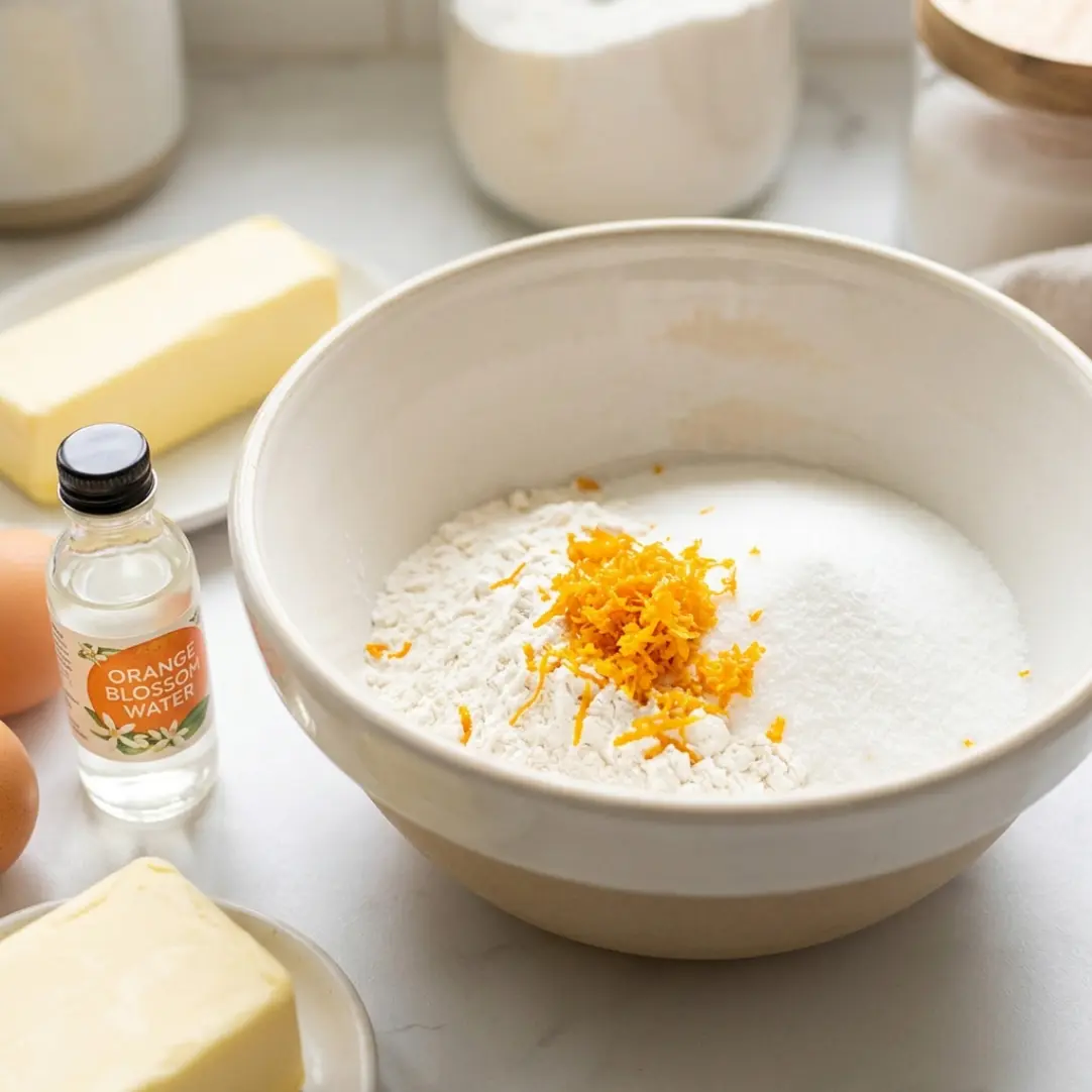 Orange Blossom Mascarpone Cake | Creamy