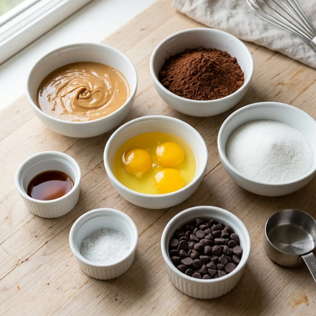 Flourless Peanut Butter Brownies – The Best Fudgy Gluten-Free Brownies