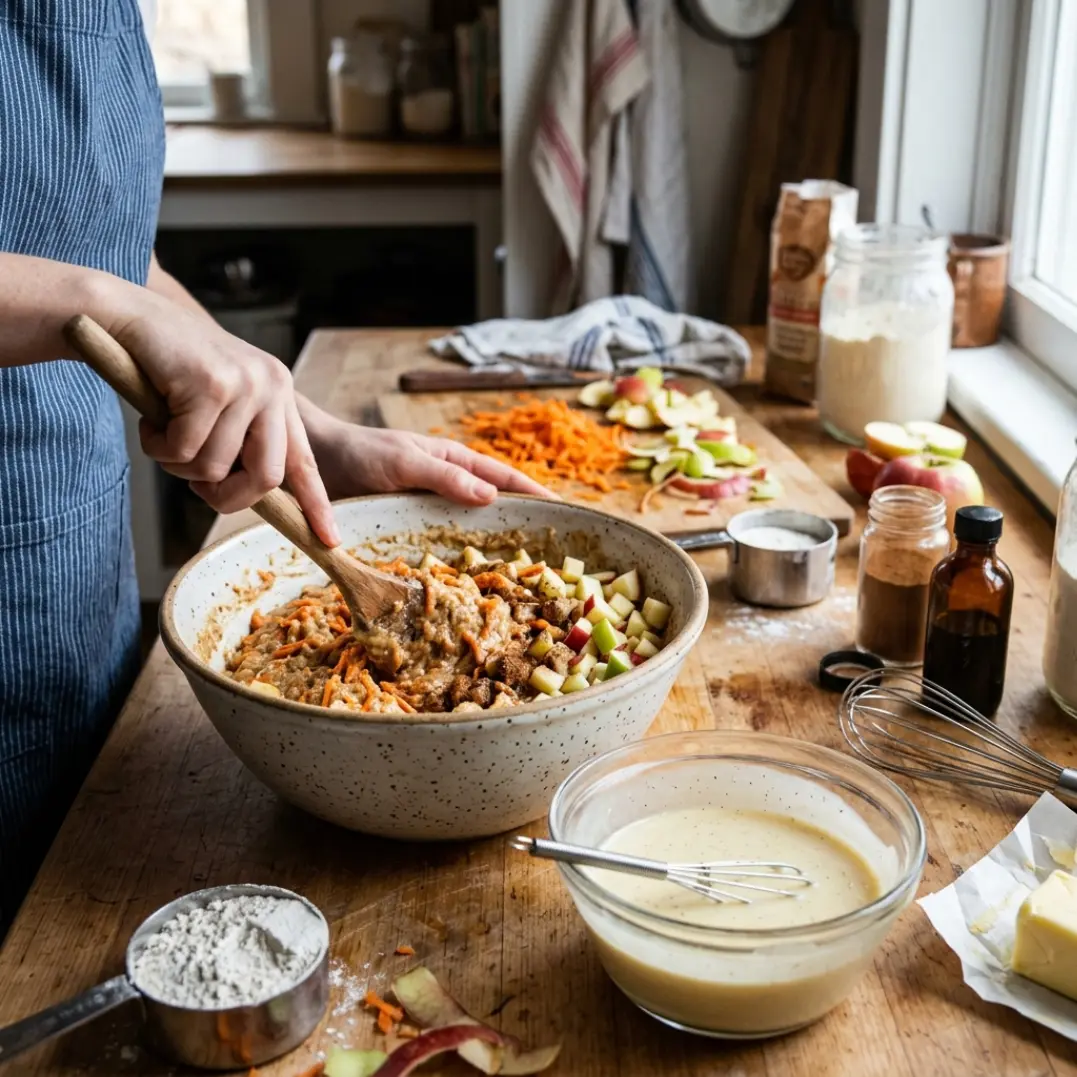 The Best Sticky Carrot Apple Pudding with Vanilla Sauce (Easy Old-Fashioned Comfort Dessert) 8 The Best Sticky Carrot Apple Pudding with Vanilla Sauce (Easy Old-Fashioned Comfort Dessert)