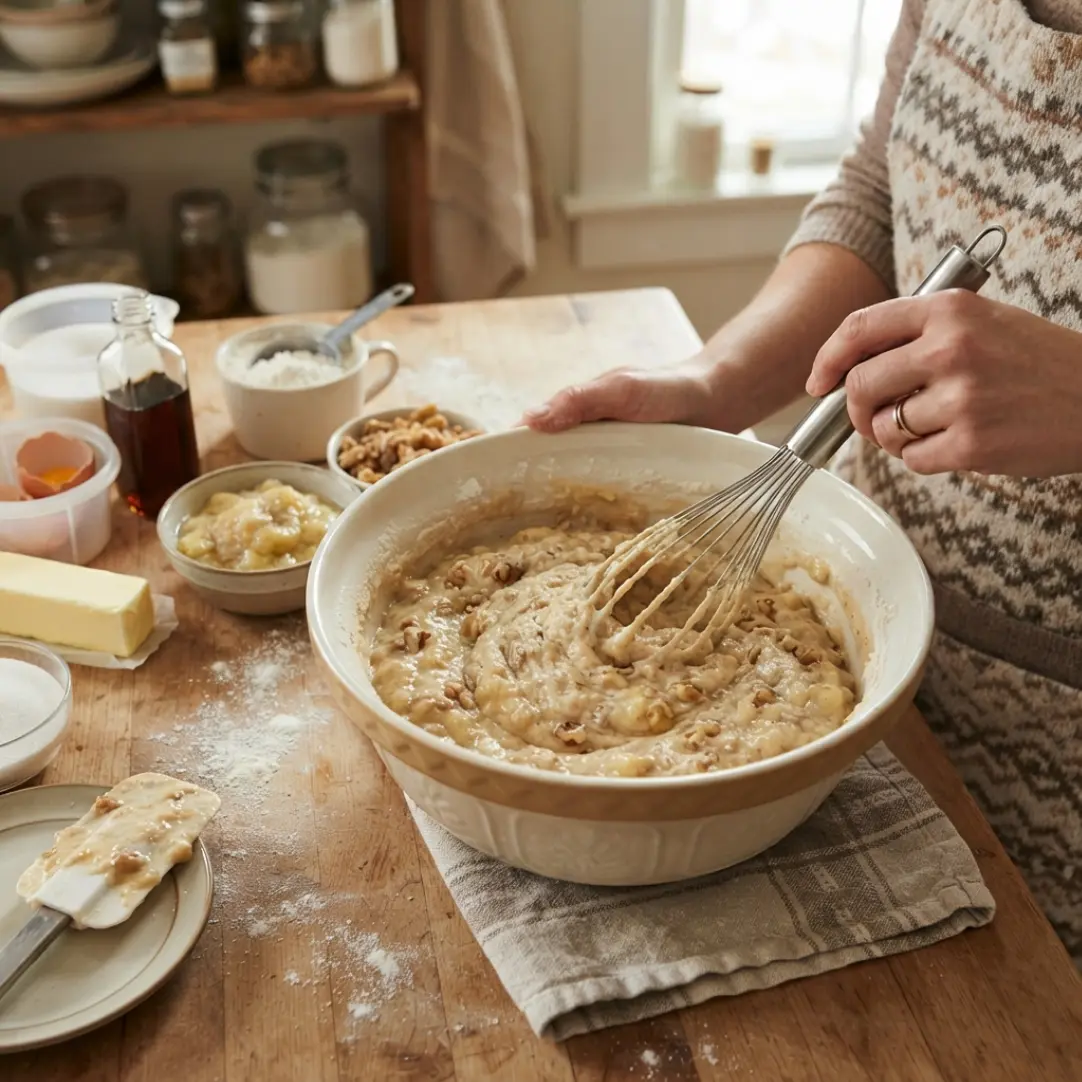 The Best Grandma's Southern Banana Walnut Cream Cake (Ultra-Moist Family Recipe)