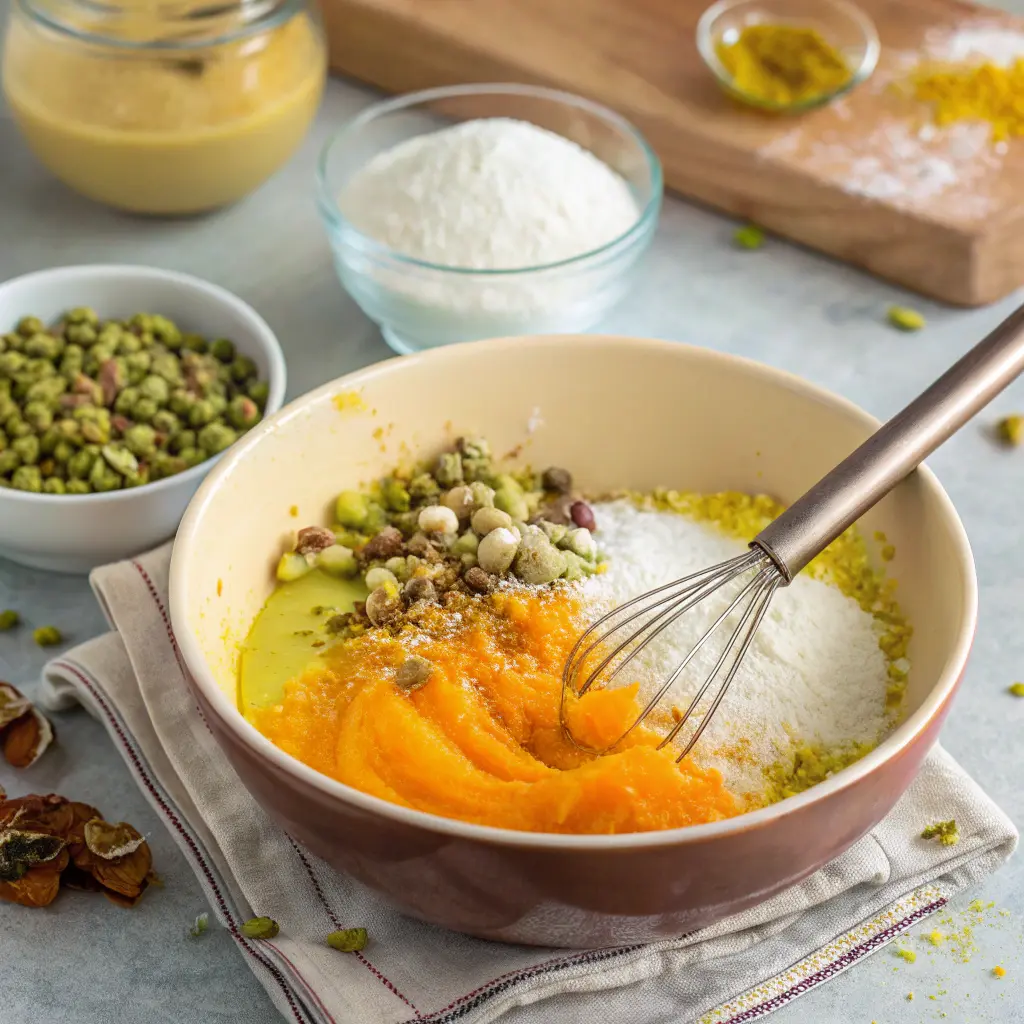 Orange Pistachio Butter Cake