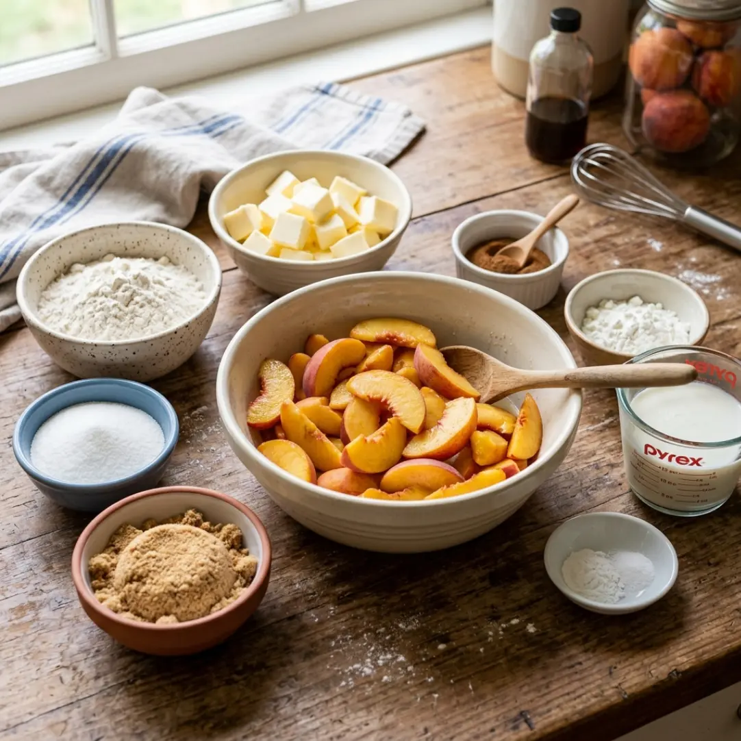 The Best Old-Time Oven Peach Cobbler (Easy Southern Fresh Peach Dessert)