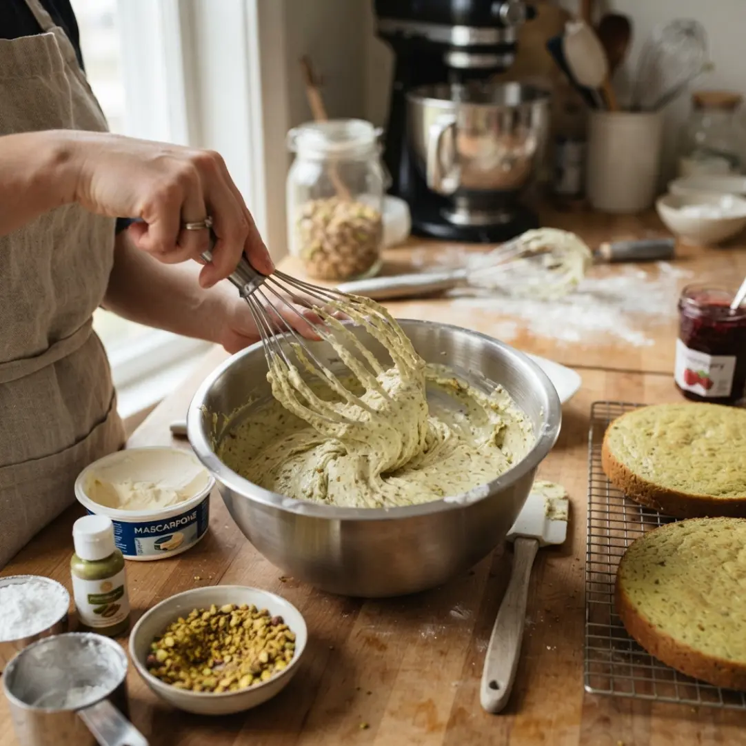 The Best Pistachio Mascarpone Layer Cake (Creamy, Nutty & Celebration-Worthy)