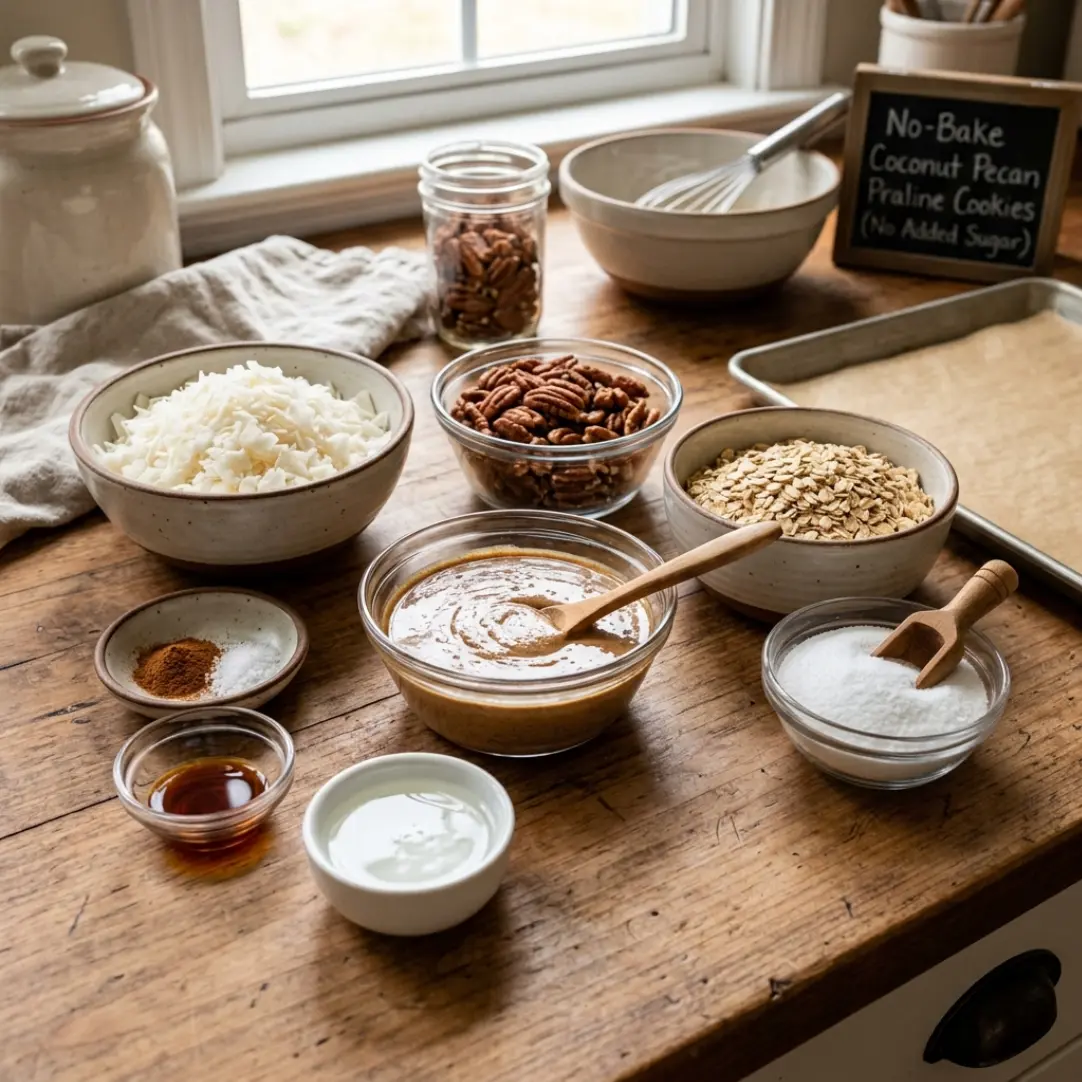 No Added Sugar No-Bake Coconut Pecan Praline Cookies – 7 Irresistible Reasons to Love Them
