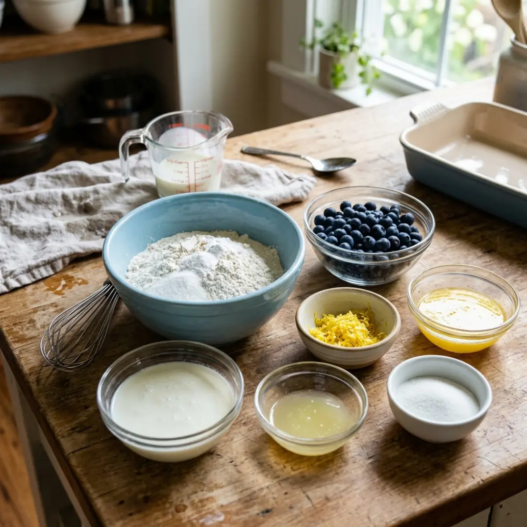 Blueberry Lemon Butter Swim Biscuits