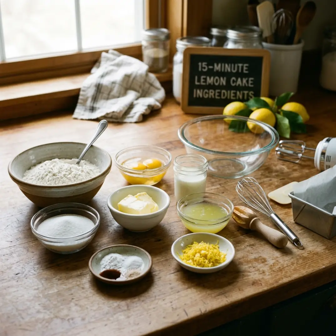 15-Minute Lemon Cake 7 15-Minute Lemon Cake
