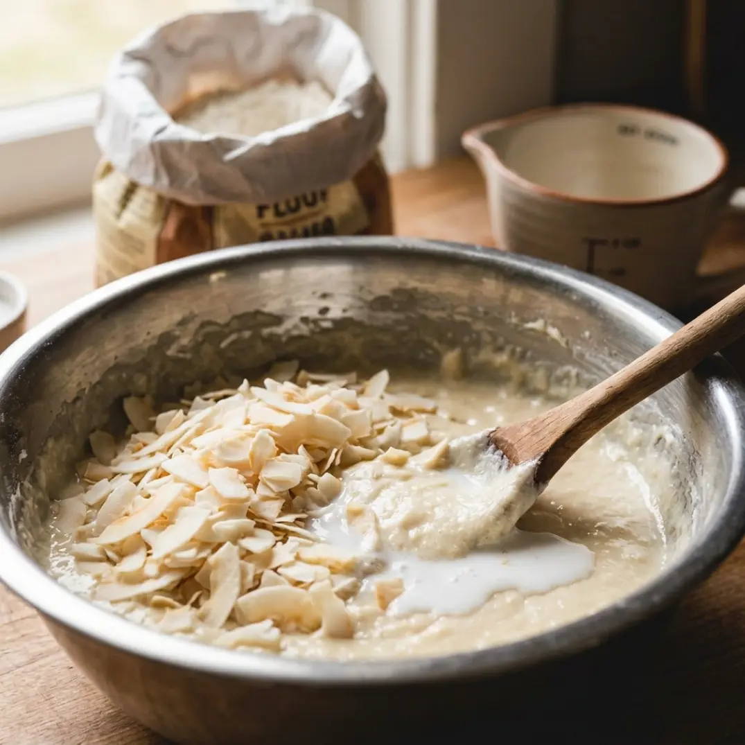 Sticky Coconut Cake