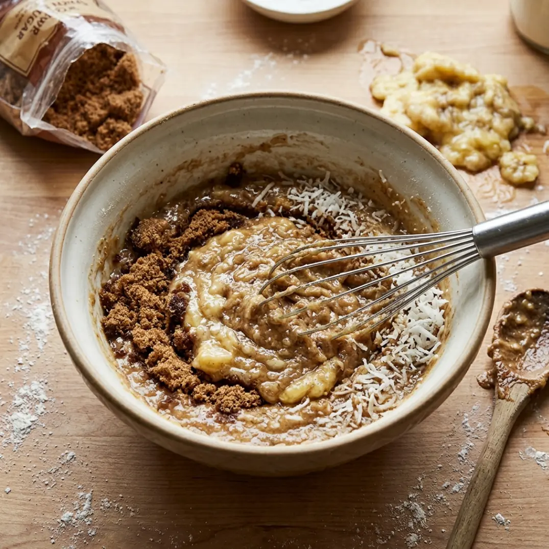 Brown Sugar Banana Coconut Loaf – Moist, Tender & Golden 8 Brown Sugar Banana Coconut Loaf – Moist, Tender & Golden