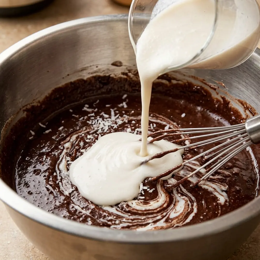 Old-Fashioned Chocolate Coconut Cream Pound Cake