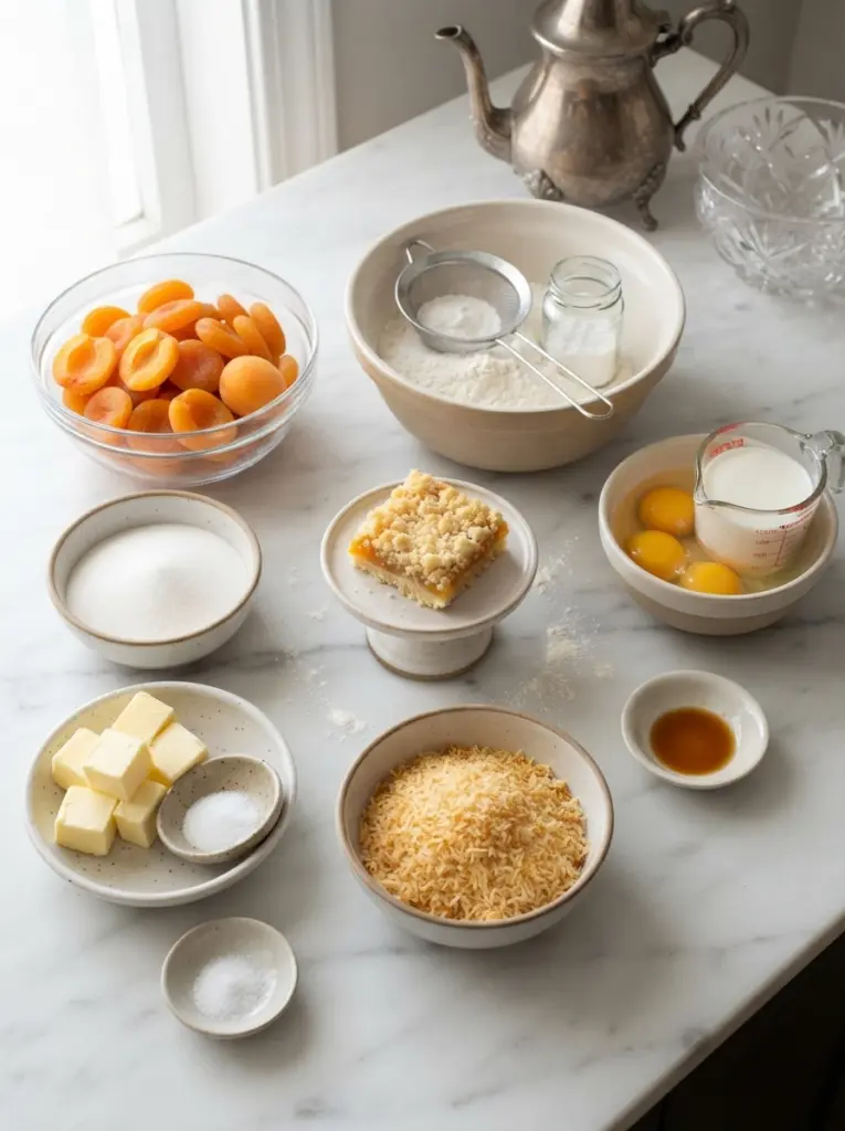 Apricot Coconut Hungarian Tarts