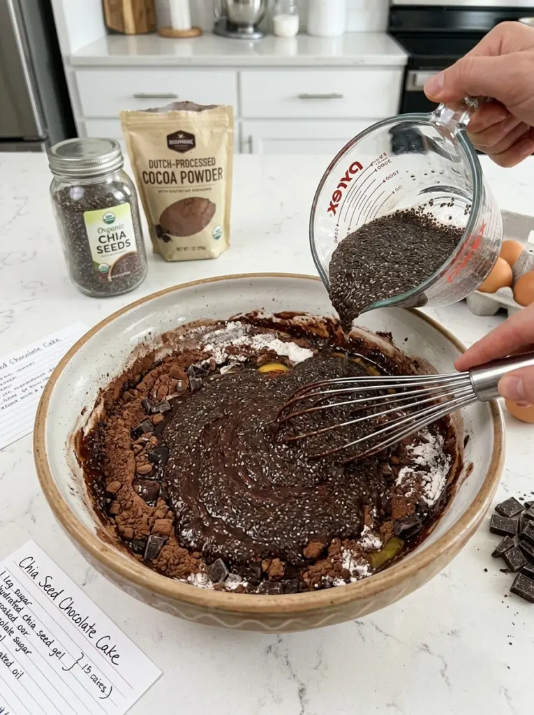 Chia Seed Chocolate Cake Recipe
