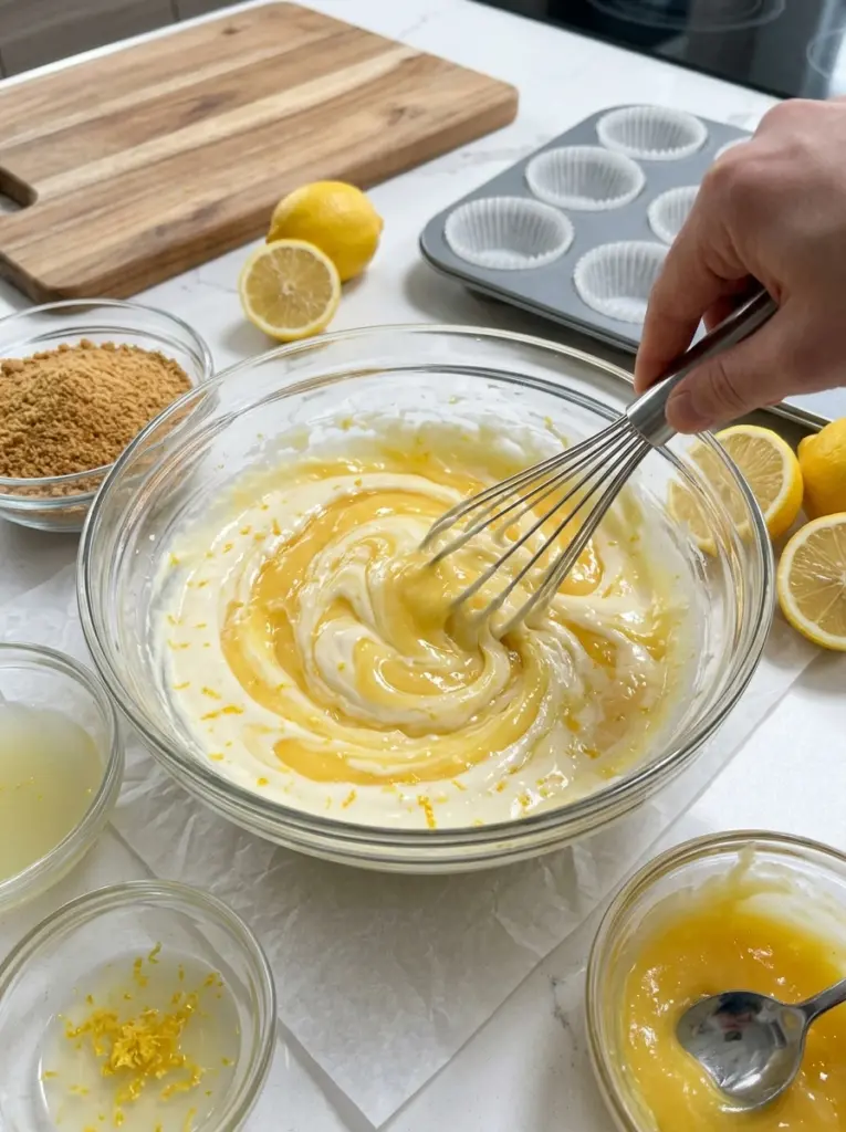 3-Ingredient Lemon Cheesecake Cups – Easy No-Bake Dessert 8 3-Ingredient Lemon Cheesecake Cups – Easy No-Bake Dessert