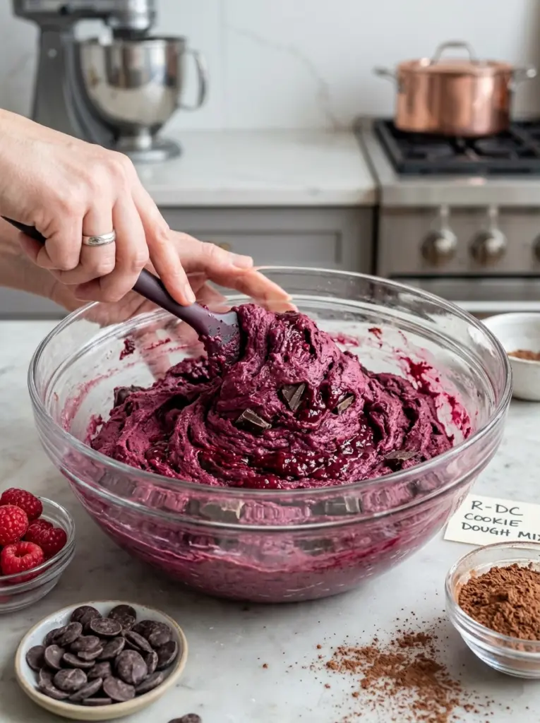 Raspberry Dark Chocolate Cookies Recipe