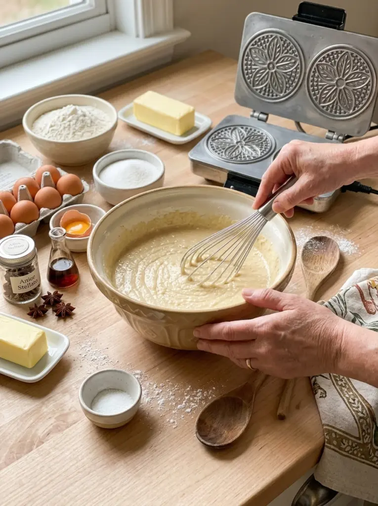 Traditional Italian Pizzelle