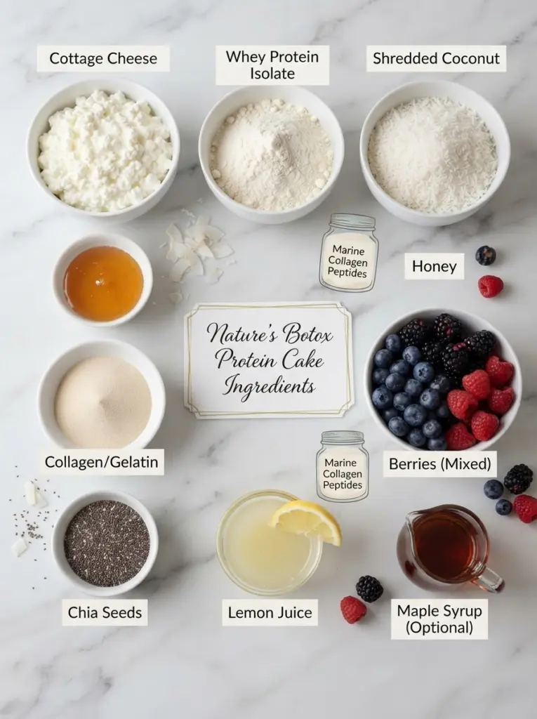 Nature’s Botox Protein Cake Recipe