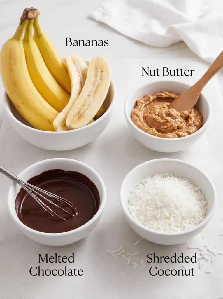 Chocolate Drizzled Banana Bites Recipe