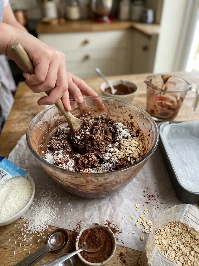 Chocolate Coconut Cake Bars Recipe