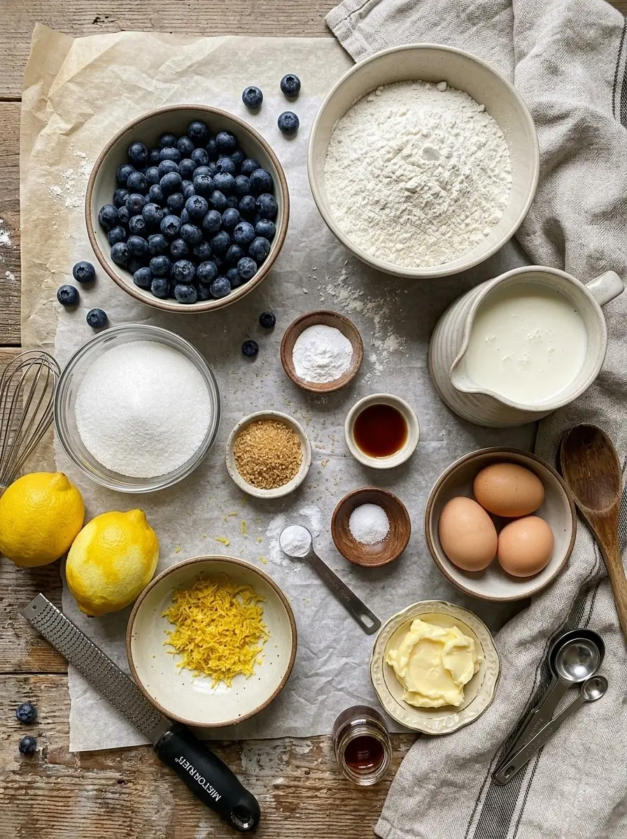 Fluffiest Buttermilk Blueberry Lemon Muffins 4 Ingredients for buttermilk blueberry lemon muffins