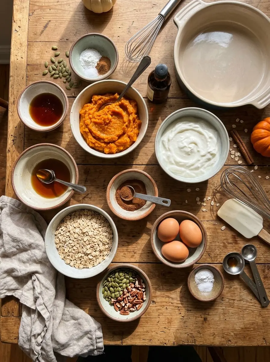 Easy Breakfast Pumpkin Yogurt Bake 4 Ingredients for pumpkin yogurt bake